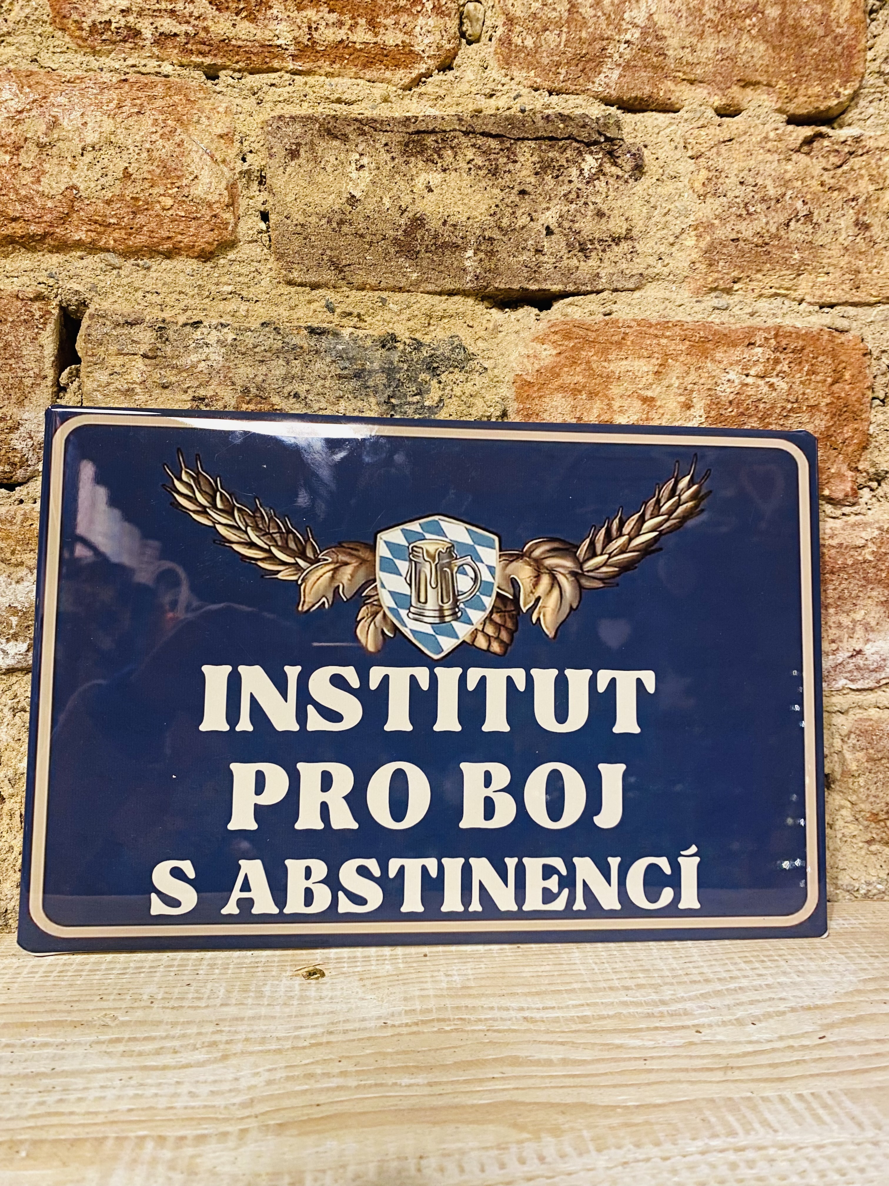 Cedulka - “Institut pro boj s abstinencí"
