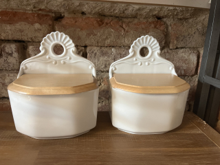Závěsná porcelánová dóza - bez nápisu