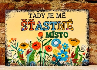 Cedulka - Šťastné místo